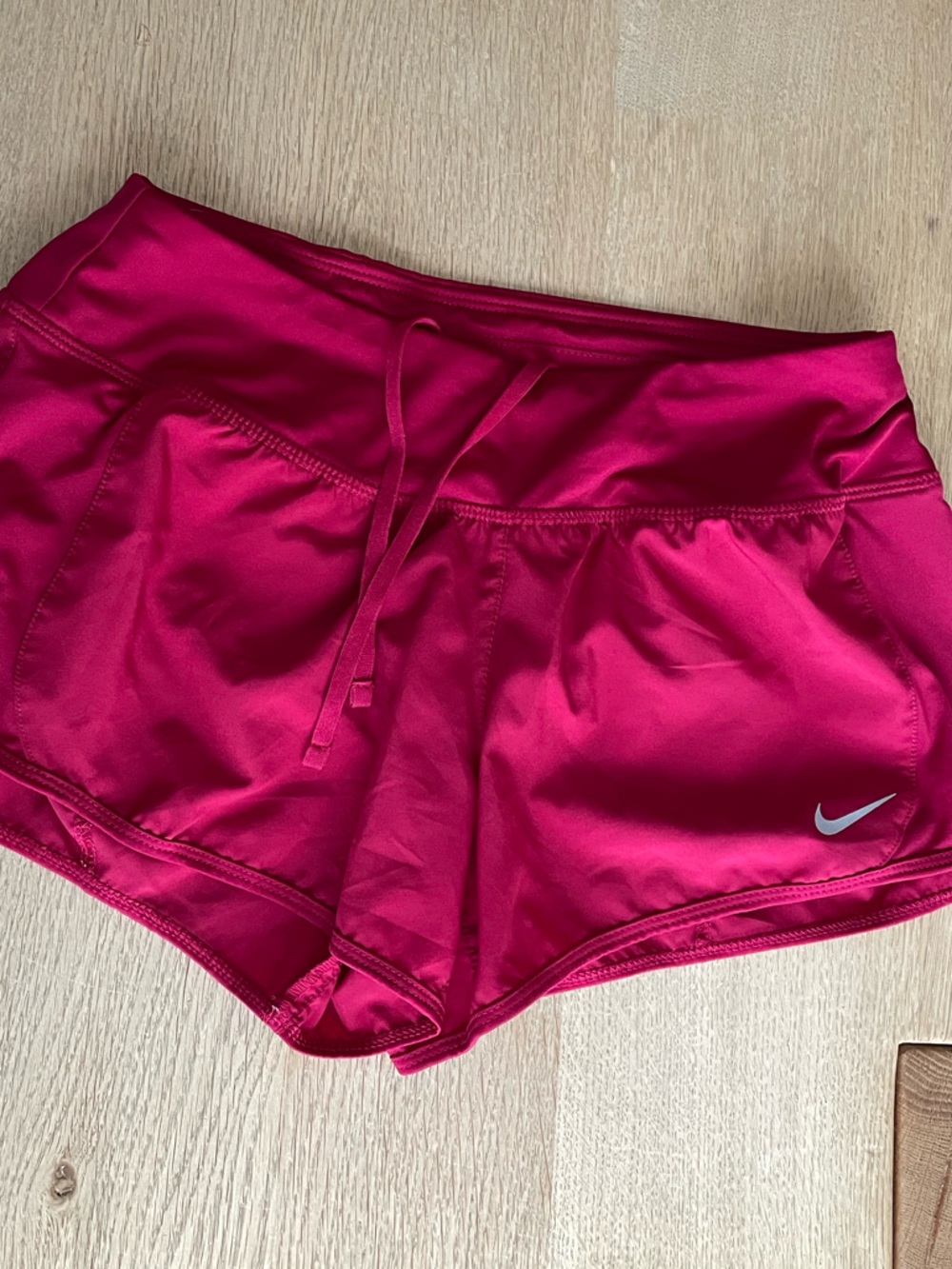 Nike deep red Dri-FIT Active running shorts - soft, wide waistband , size small